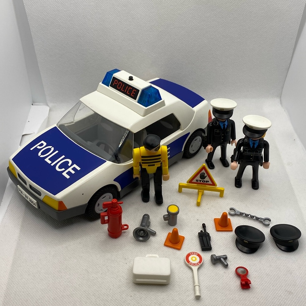 Playmobil Police Car with 2 Figures and Accessories